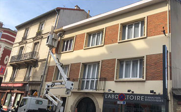 ravalement facade brique 91